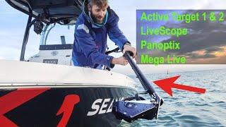 Pike N Bass LIVE Geberstange: Garmin LiveScope & Panoptix, Lowrance Active Target 1 u. 2, MEGA Live