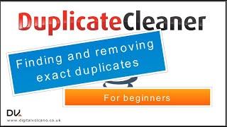 Finding and removing exact duplicates with Duplicate Cleaner