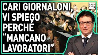 "Mancano lavoratori": smontiamo (coi dati) la frottola che spernacchia i giovani in fuga dall'Italia