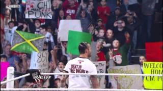 CM Punk Chicago Entrance on Raw 12/26/11