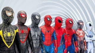 TEAM SPIDER-MAN IN REAL LIFE || TEAM SPIDER-MAN fighting BAD-HERO TEAM ( Funny , ACTION STORY ... )