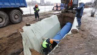 Реконструкция водопроводной сети на Петергофском шоссе (источник ГУП "Водоканал Санкт-Петербурга")