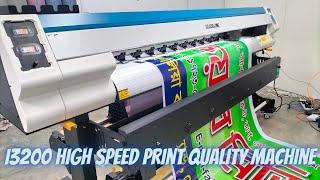 Audley I3200 ECO Solvent Printing Machine||Model:S2000-D3(i3200)||audley high speed printer machine