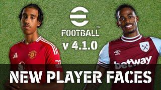 eFootball v4.1.0 Update: New Player Faces