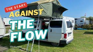 Against the Flow - The Start #adventure #minicamper #camping-life #vanlife #campervan #roadtrip