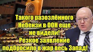 Такого разозлённого Небензи в ООН еще не видели! Резкое заявление подбросило в жар весь Запад!