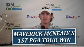 Maverick McNealy Wins 1st PGA Tour Event At RSM Classic