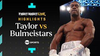 ROUND 1 DEMOLITION!  | Ezra Taylor vs. Kristaps Bulmeistars | Fight Night Highlights #DaviesMasoud