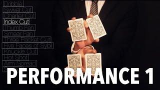 School of Cardistry: Performance of all moves taught so far (Card Flourish Tutorials for Beginners)