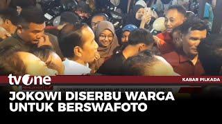 Jalan-jalan di Kawasan Gatot Subroto, Jokowi Dikerubungi Warga | Kabar Pilkada tvOne