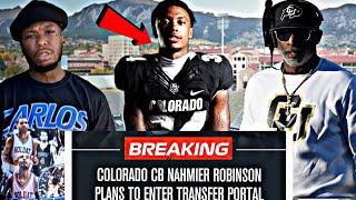 Son Of NBA Slam-Dunk Legend, Colorado DB Nahmier Robinson Plans To Enter NCAA Transfer Portal‼️