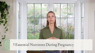 5 Essential Nutrients During Pregnancy | Mini-lesson with Dr. Carrie Watkins