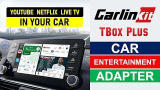 Carlinkit Car Entertainment Adapter   CarPlay TBox Plus    UNBOXING REVIEW