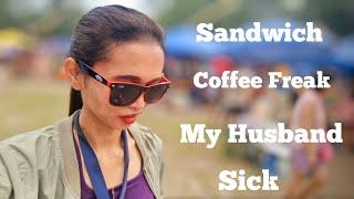 #sandwich Sausage  coffee  Freak My Husband Sick