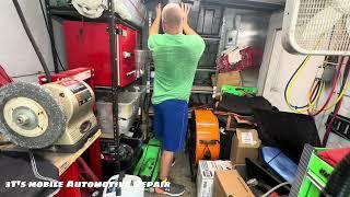 Mobile mechanic automotive shop trailer setup tour!!
