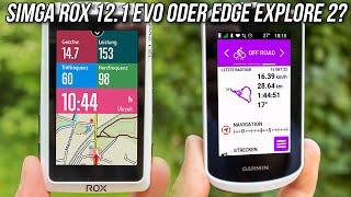 Sigma ROX 12.1 EVO vs Garmin Edge Explore 2  Test & Vergleich GPS-Fahrradcomputer