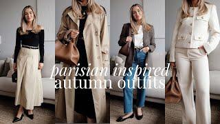 PARISIAN STYLE AUTUMN OUTFITS | EFFORTLESS CHIC LOOKS TO WEAR THIS SEASON