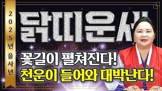 2025년 미리보는 을사년 닭띠운세경축드립니다! 2025년 천운을 타고 금전,귀인,문서 한번에 다 들어온다! 닭띠분들 인생이 바뀝니다! 57년생 69년생 81년생 93년생 운세