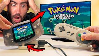 La Game Boy Advance con DOCK HDMI USB-C y mandos de Super Nintendo