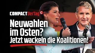 Neuwahlen im Osten? Jetzt wackeln die Koalitionen!