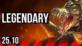 RENEKTON vs DARIUS (TOP) | 40k DMG, Legendary, 10/4/11 | EUW Master | 25.10