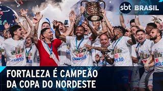 Fortaleza supera o CRB nos pênaltis e conquista a Copa do Nordeste | SBT Brasil (10/06/24)