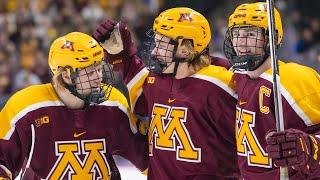 Highlights: #3 Gopher Men's Hockey Wins Border Battle Matchup at Wisconsin