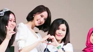 REACTIONS of seeing SNSD YOONA in REAL LIFE ! - FUNNY & SWEET Innisfree Jakarta 2017