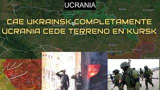 DOLOROSA DERROTA.CAE LA CIUDAD DE UKRAINSK.Tropas Ucranianas Cerca de Ser Rodeadas en KURSK.