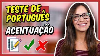 PORTUGUESE TEST – ACCENTUATION || Prof. Letícia Góes