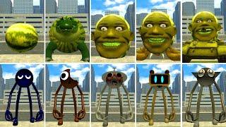 I FOUND ROBLOX SMILEY'S FAMILY VS ALL EVOLVED LIN GANG MELON FAMILY IN GARRY'S MOD!