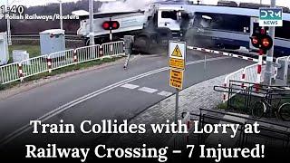 Devastating Lorry Crash at Railway Crossing in Poland Injures 7 and Causes €3 Million in Damage AH1I