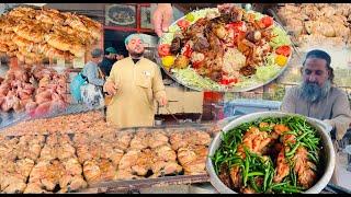 Badami chicken recipe in Zaiqa Restaurant | Platter | BBQ Chicken | Afghanistan street food