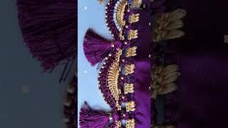 bridal saree kuchu designs