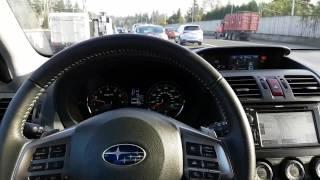 Adaptive cruise control with Subaru Eyesight