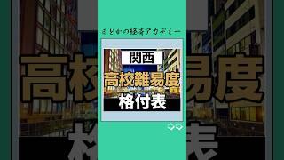 【関西】高校難易度ランキング#高校 #関西 #ランキング #お金 #お金の知識 おかねの#お金の勉強 #投資 #投資理財 #日本