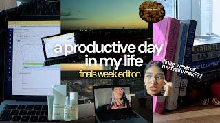 finals week or MY final week?? | a productive day in my life: lots of studying, groceries, gym, etc