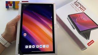 Review Lenovo Tab M11 tablet - TB330FU 4GB RAM, 128GB, Helio G88 | testing tab pen + folio case