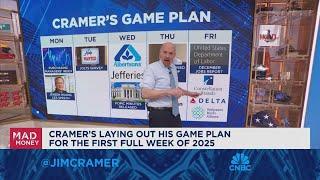 Jim Cramer looks ahead to next week's market game plan