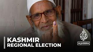 India’s Kashmir holds first regional election since losing autonomy