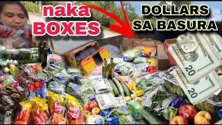 Dumpster Diving Biggest Jackpot Bumabaha ng Groceries | Inday roning