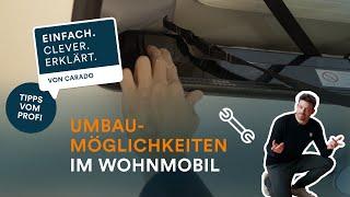 Umbauaktion im Wohnmobil: Mehr Schlafplätze schaffen | Einfach. Clever. Erklärt. | Carado