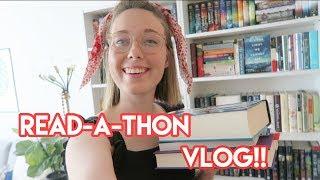 READING RUSH READ-A-THON VLOG: 900 Pages and 2+ Books!