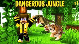 Can I Servive In Minecraft Most DANGEROUS Jungle || EP 1