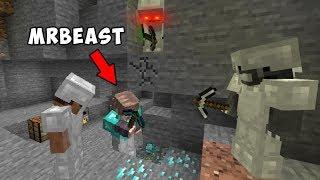 3 Minecraft Speedrunners VS Hunter ft. MrBeast