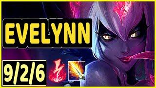 EVELYNN VS KINDRED - 9/2/6 KDA JUNGLE GAMEPLAY DIAMOND IV