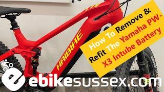 How to remove Yamaha PWX3 Intube battery