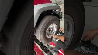 #wheelbalancing #jk #wrangler giving the Wrangler the needed wheel balancing