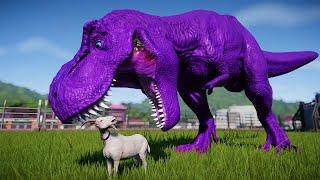 DINOSAURS BATTLEGROUND 1 HOUR T REX VS SPINOSAURUS INDOMINUS REX INDORAPTOR - Jurassic World