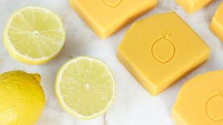 Premium fresh lemon soap A natural homemade recipe